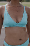 BASERANGE Bamboo Fiber Bamboo Cotton No Wire Wide-Brim Bra Series Collection Soft Underwear France BAS-BRTR-BL-SP25-LSS Turquoise BRTR1
